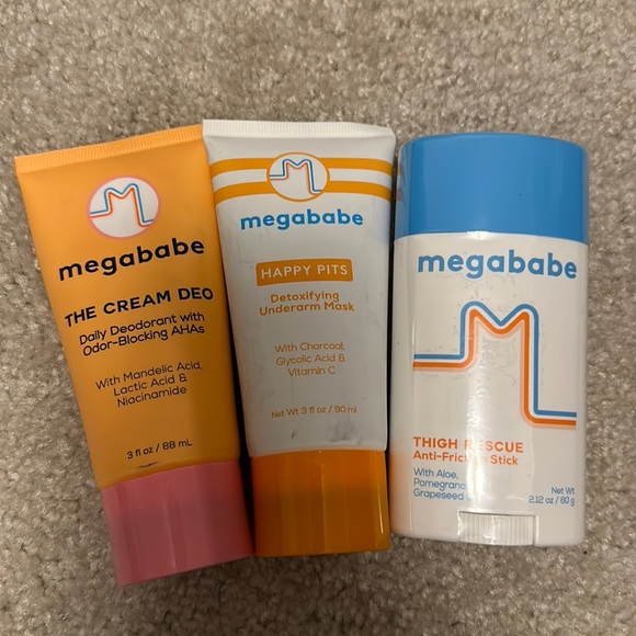 Megababe beauty lot deodorant underarm mask and anti friction stick - Picture 1 of 2